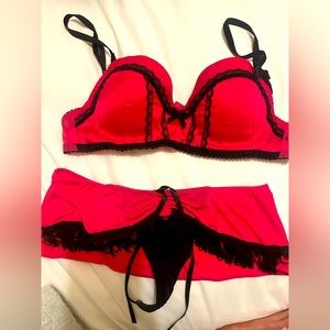 Vintage Victoria’s Secret Bra + Panty Set